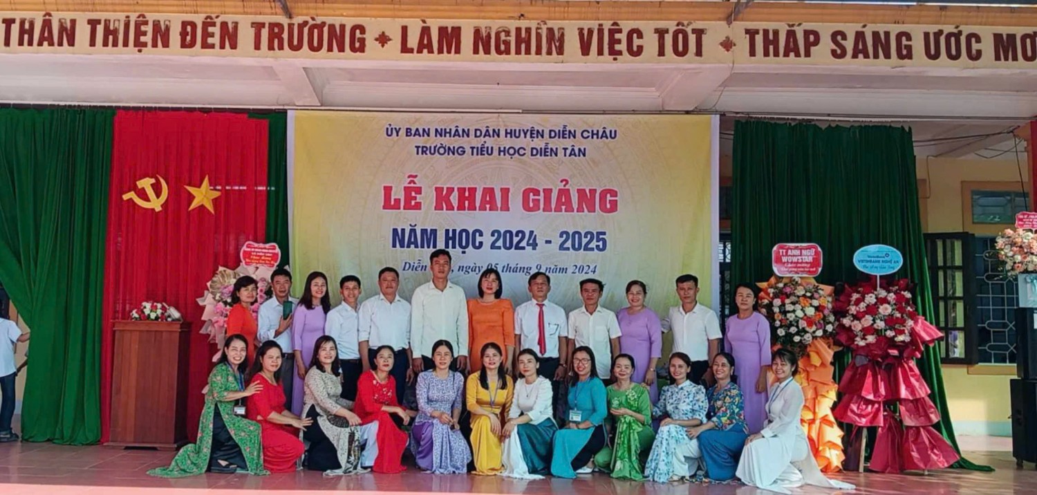 Trường Tiểu học Diễn Tân khai giàng năm học 2024-2025